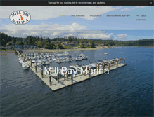 Tablet Screenshot of millbaymarina.ca